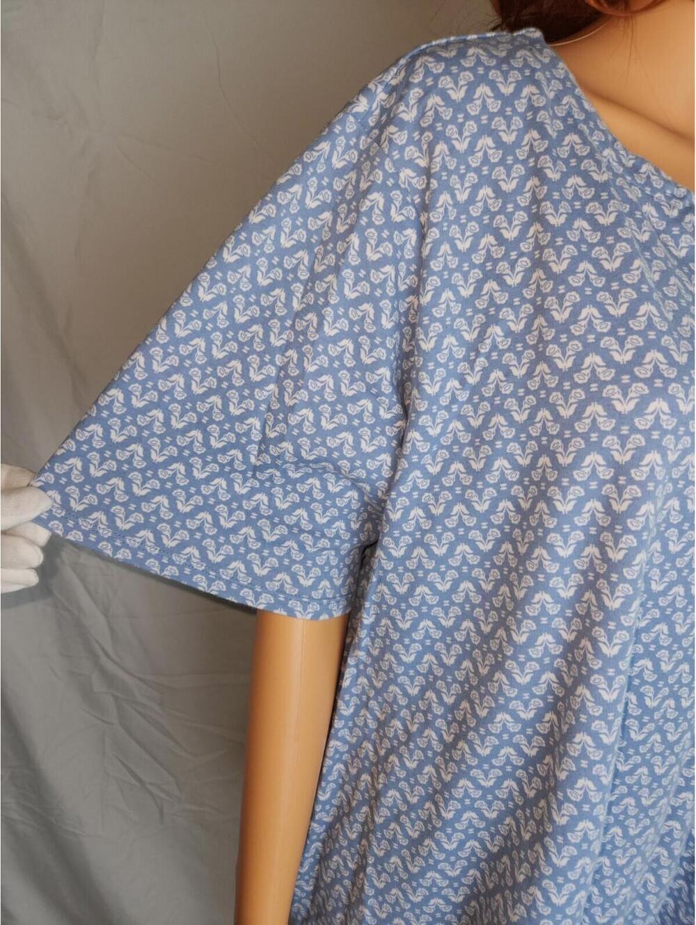 Croft & Barrow, Size  3x, classic tee, short sleeve, comfy, light blue - Picture 5 of 16